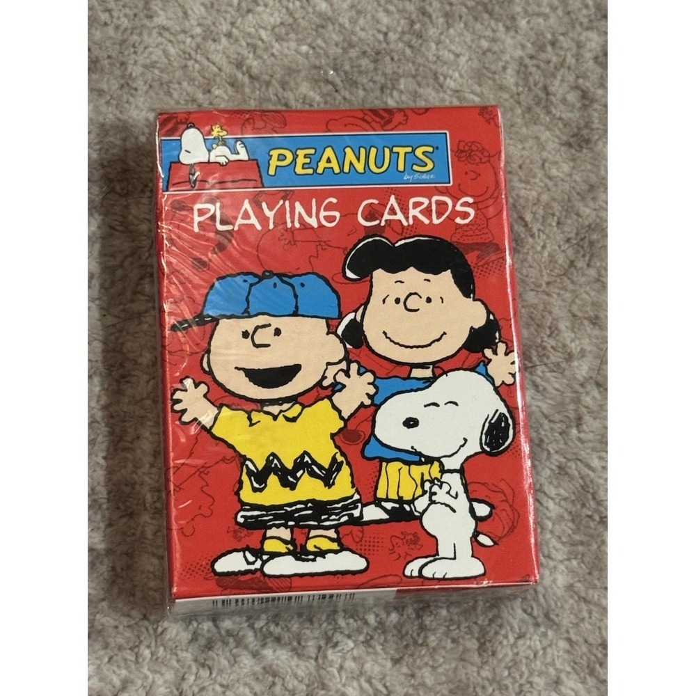 Hoyle Snoopy Peanuts Charlie Brown Playing Cards Deck 2003 Cincinnati USA NEW